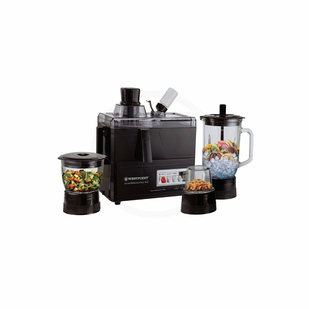 Westpoint Juicer / Blender / Dry & Chopper Mill (4 in 1) - Model 8824