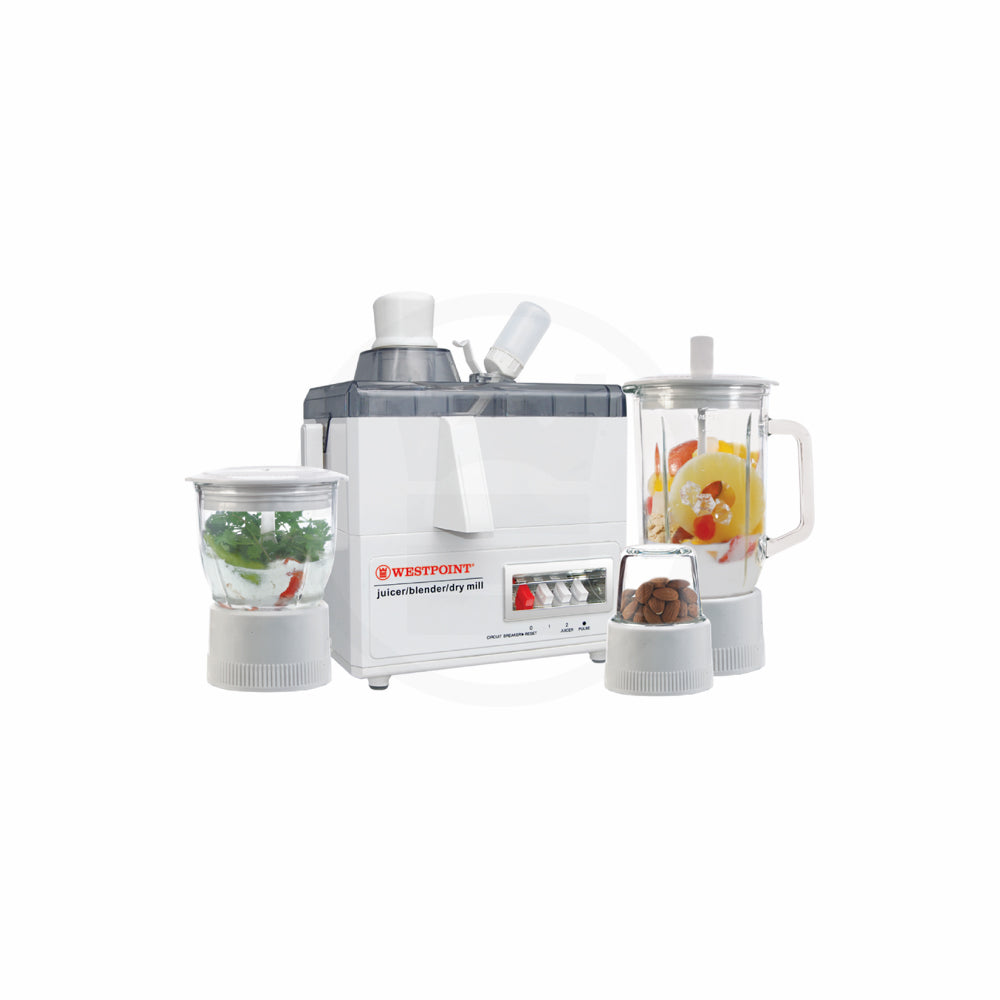 Westpoint Juicer / Blender / Dry & Chopper Mill (4 in 1) - Model 8814