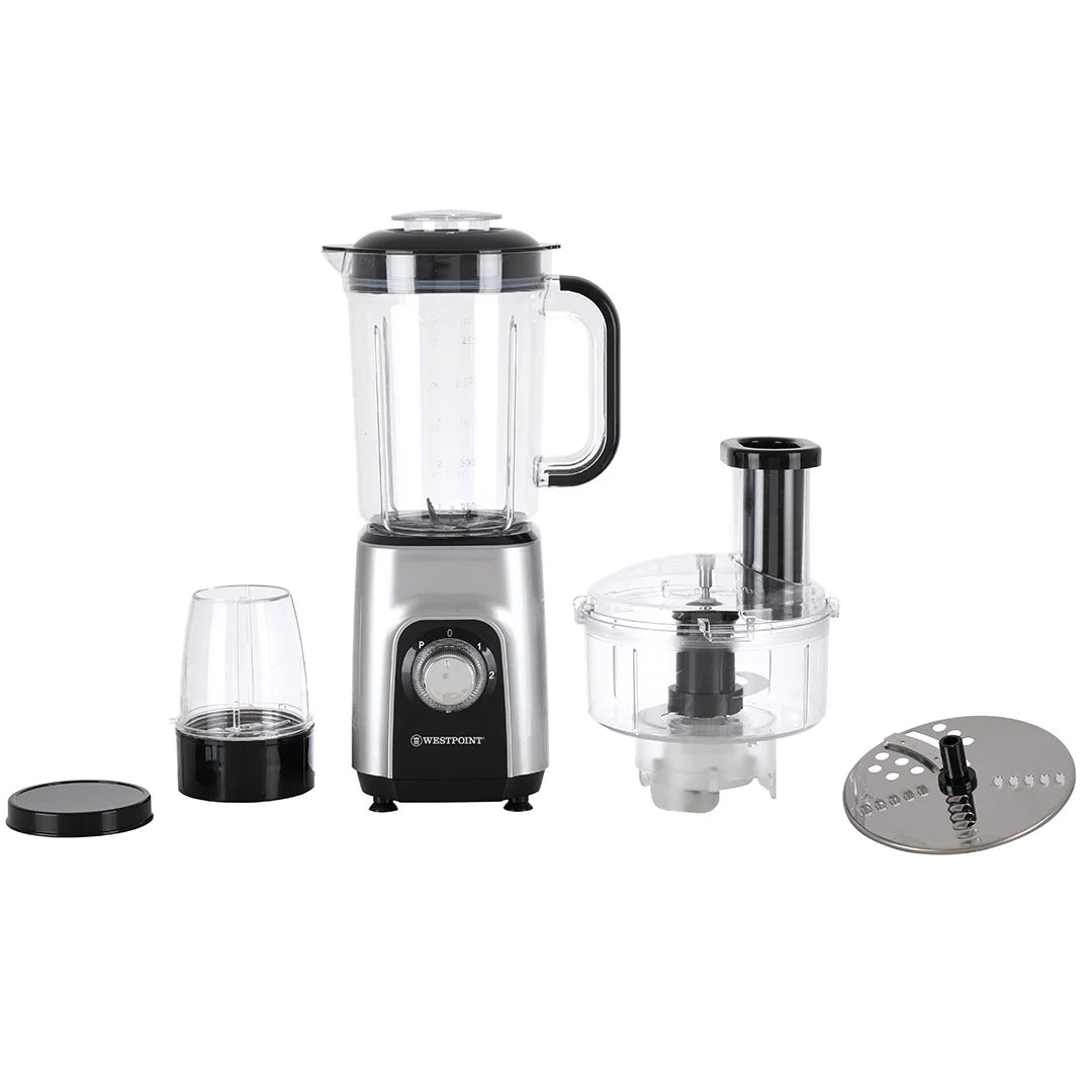 Westpoint Blender/Chopper/Grinder/Slicer Silver - Model 443