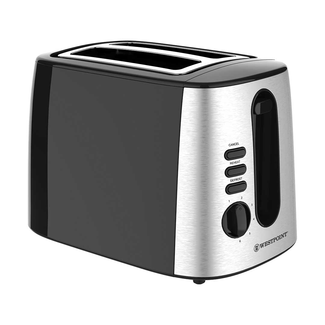 Westpoint 2 Slice Cool Touch Plastic Body Black/Steel - Model 2561