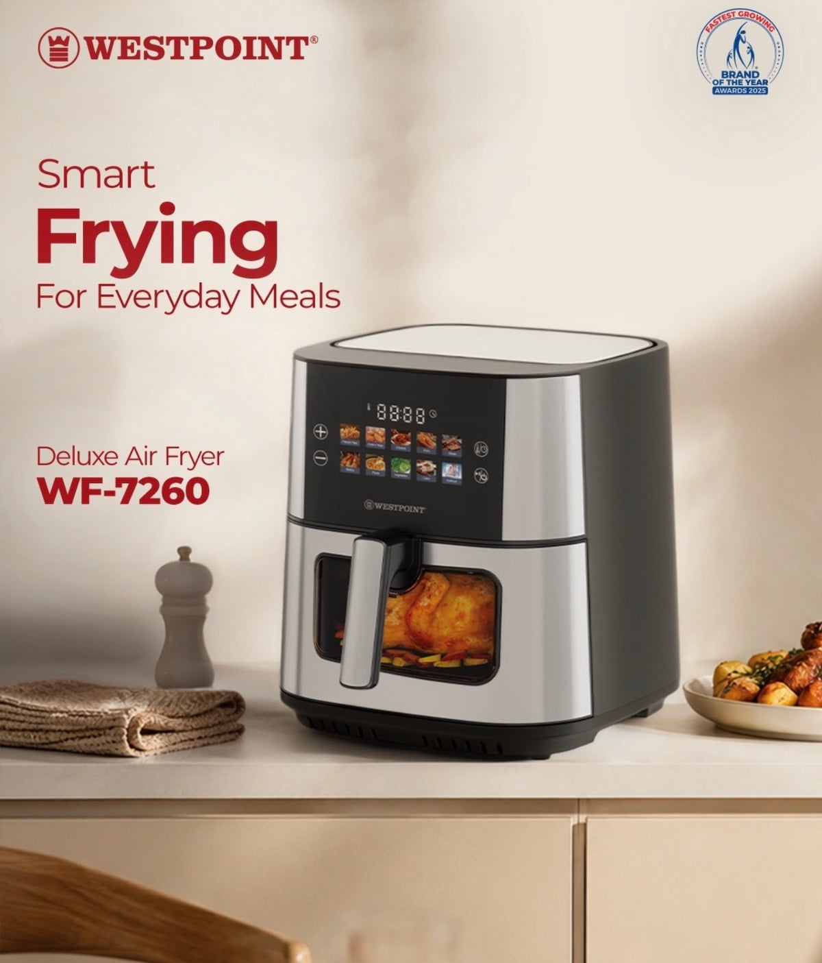 Westpoint Deluxe Air Fryer - Model WF-7260