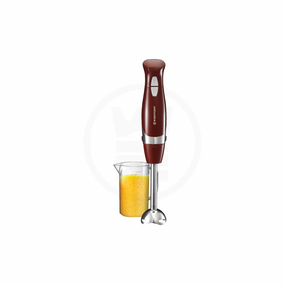Westpoint Hand Blender Steel Rod 600W Golden Blade - Model 9714